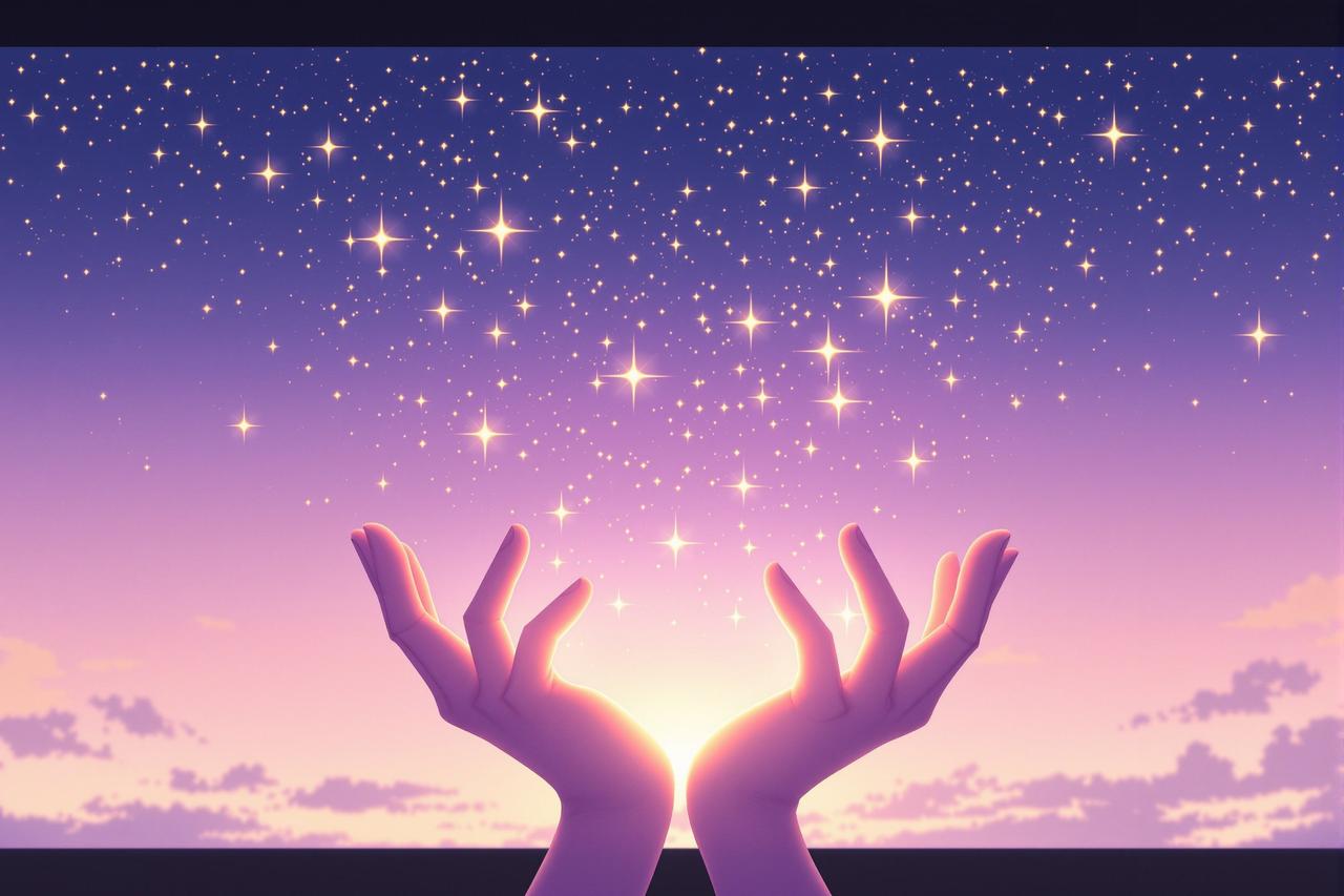 看ai短剧 - 星星落在手心里，治愈奇幻治愈动漫短剧